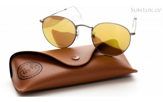 Ray-Ban Round Flash Lenses (RB3447 029/93 50mm) saules brilles